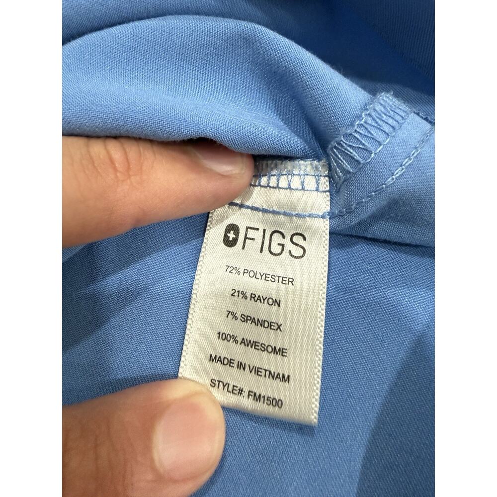 FIGS Men's Tansen Jogger Scrub Pants Size M Ciel Blue Top Size L - Picture 6 of 16